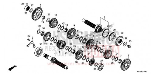BOITE DE VITESSES (MT) CRF1100AL de 2020